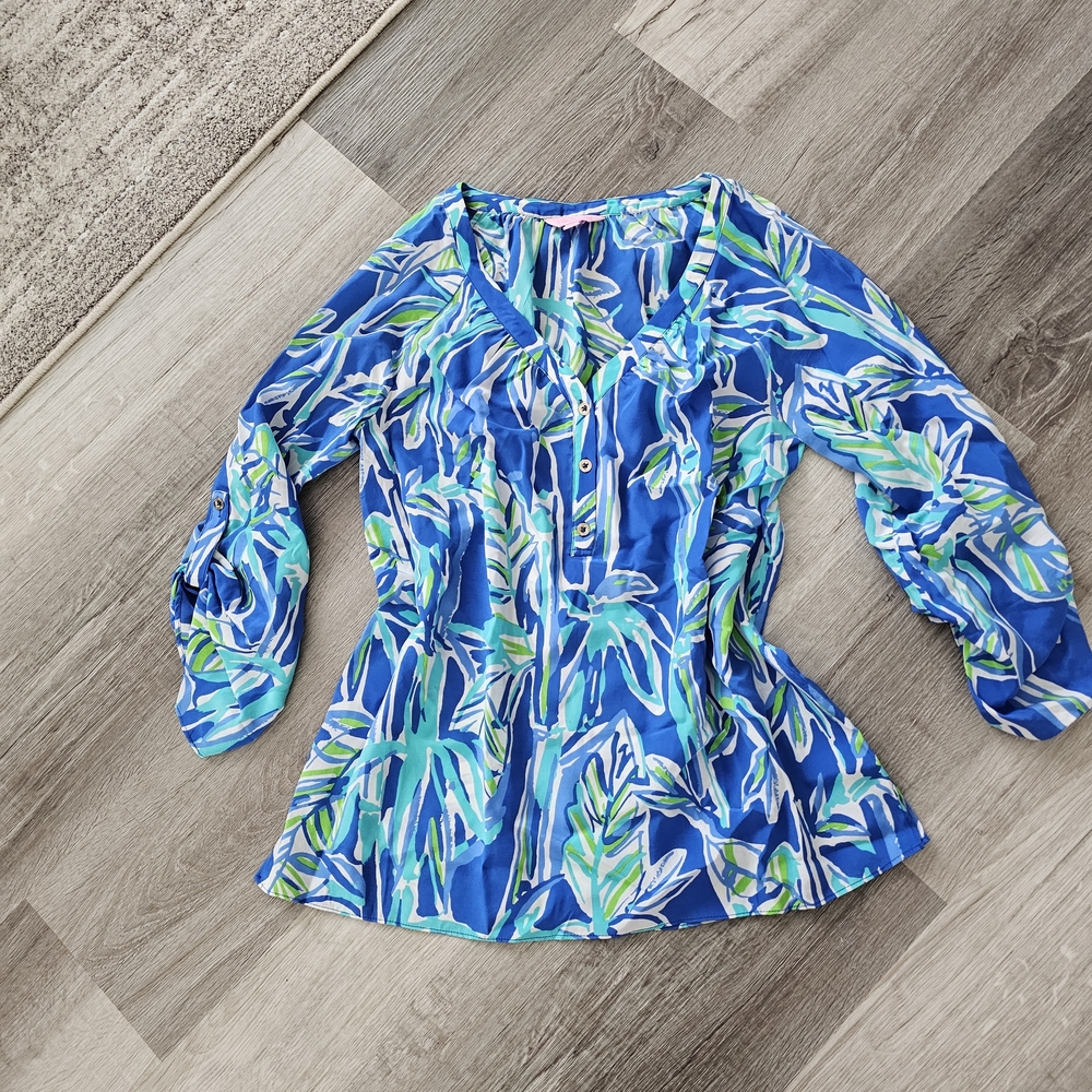 Lilly Pulitzer Bamboo Print Women’s Blouse